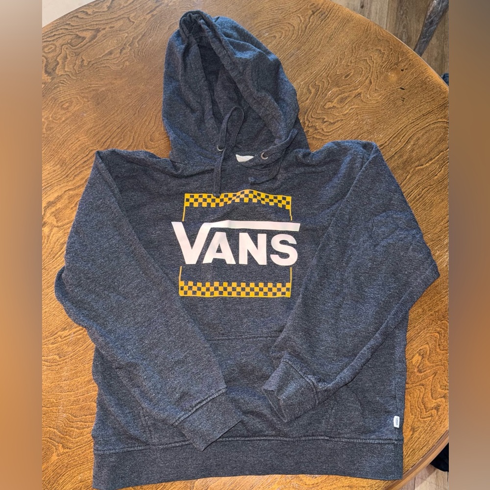 Vans Gray Hoodie, size small